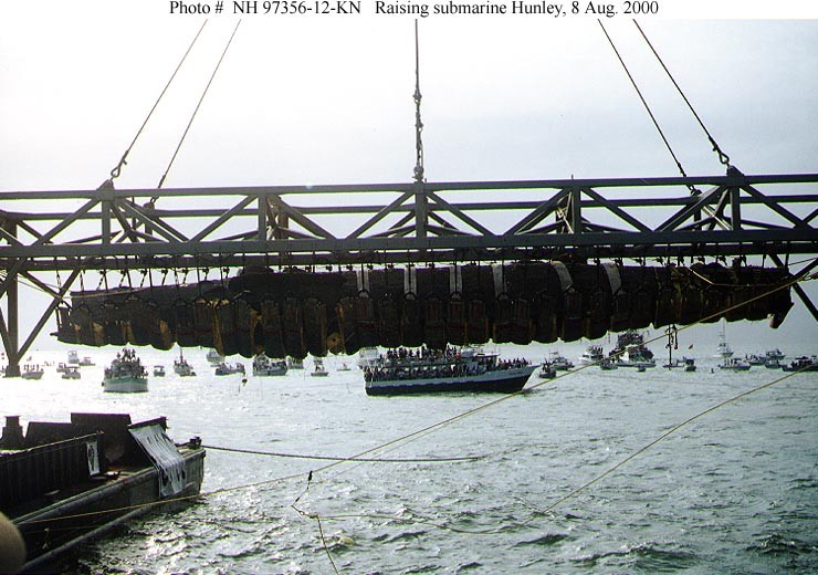 Photo #: NH 97356-12-KN Confederate Submarine H.L. Hunley