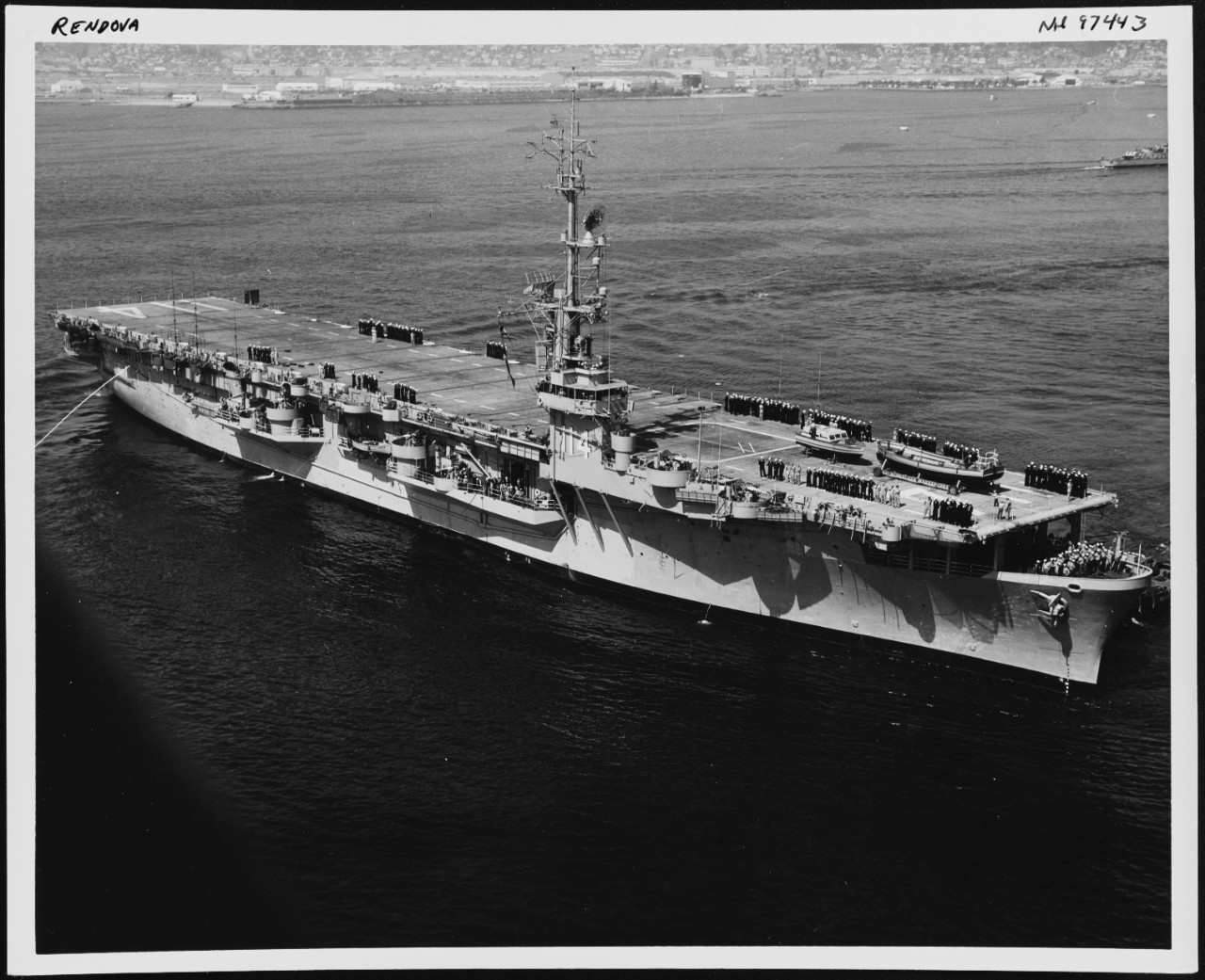 Photo #: NH 97443  USS Rendova (CVE-114)