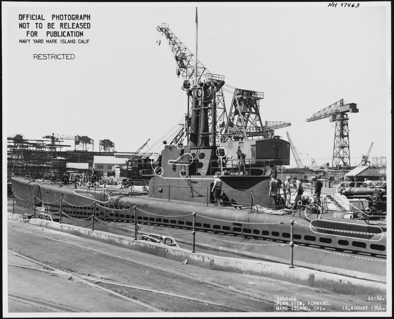 Photo #: NH 97463  USS Salmon (SS-182)