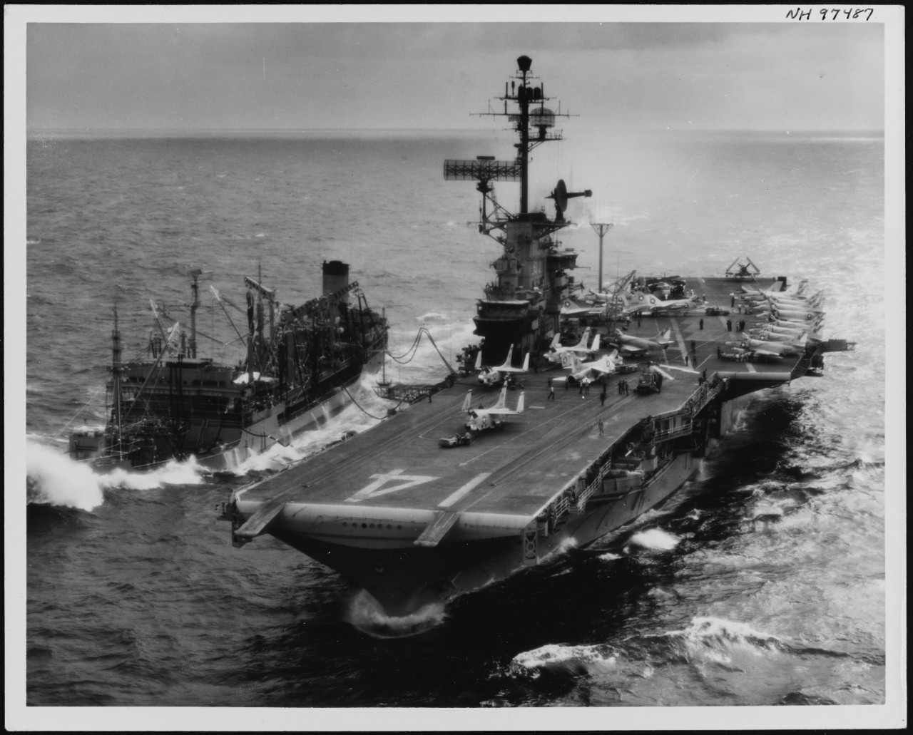 Photo #: NH 97487  USS Ticonderoga (CVA-14)