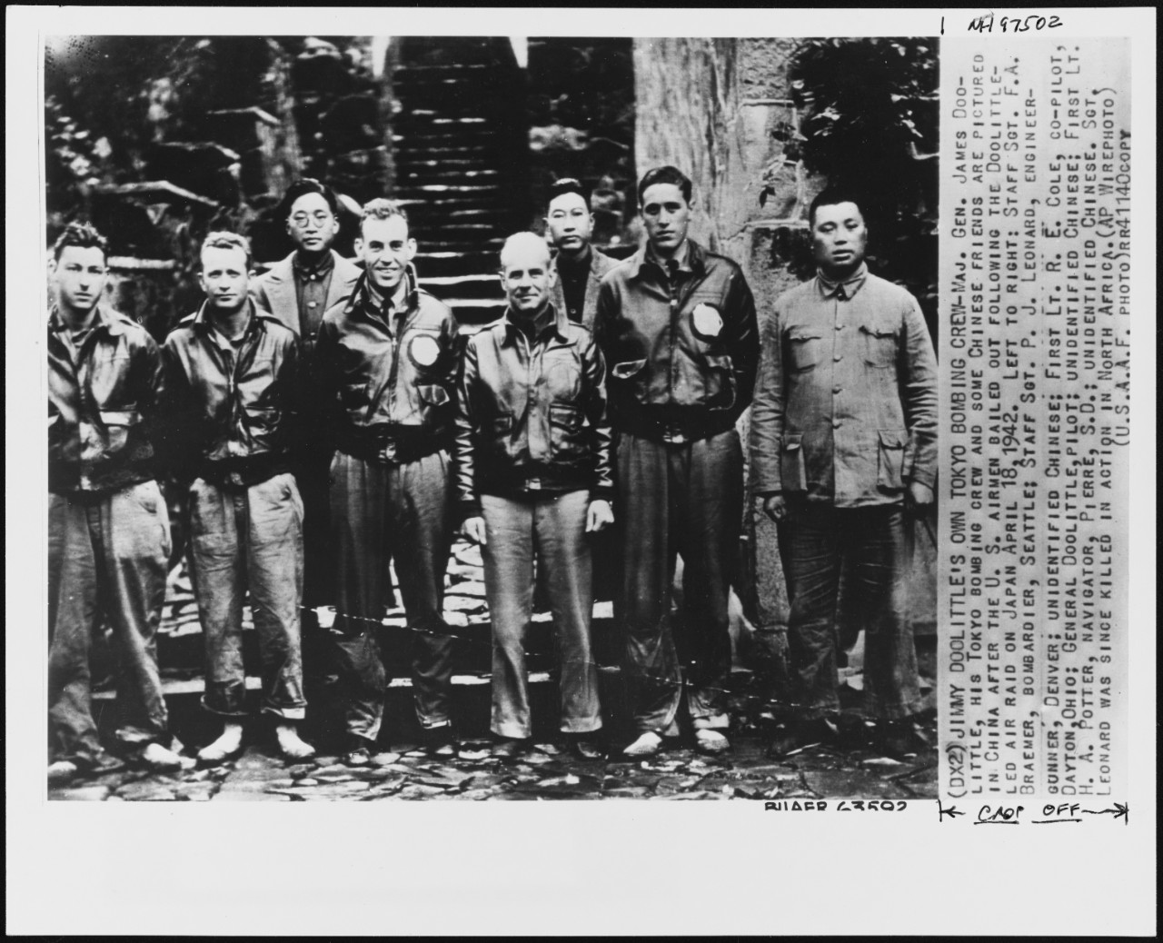 Photo #: NH 97502  Doolittle Raid on Japan, April 1942
