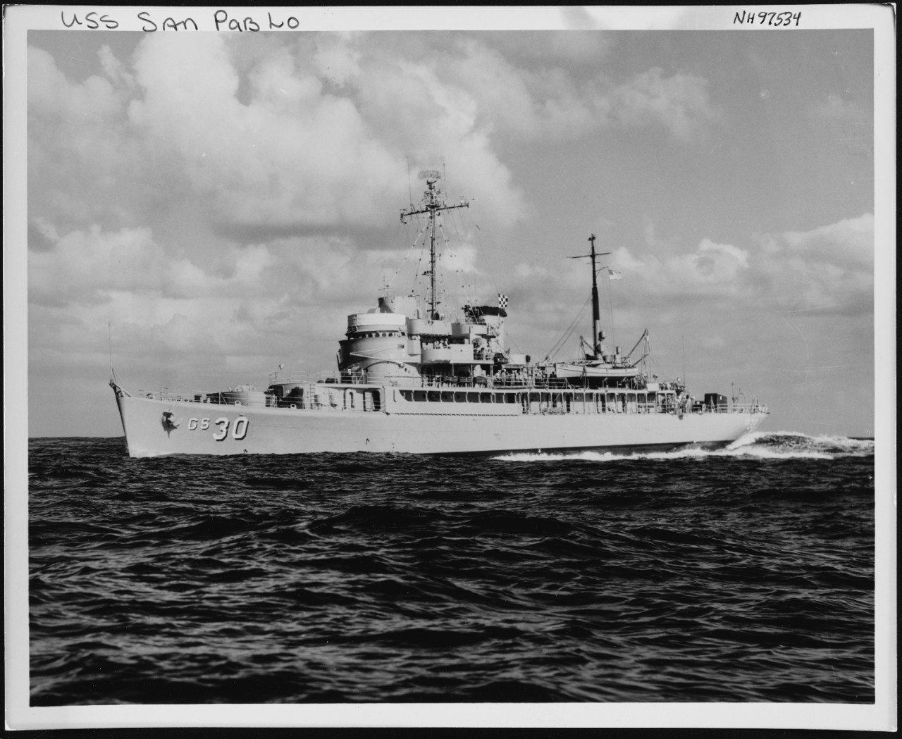 Photo #: NH 97534  USS San Pablo (AGS-30)