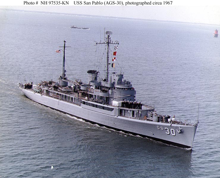 Photo #: NH 97535-KN USS San Pablo (AGS-30)