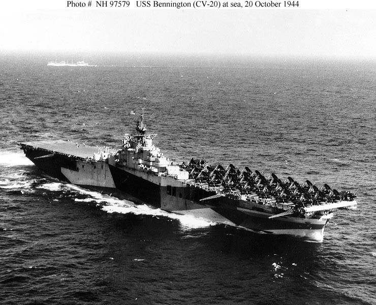Photo #: NH 97579  USS Bennington (CV-20)