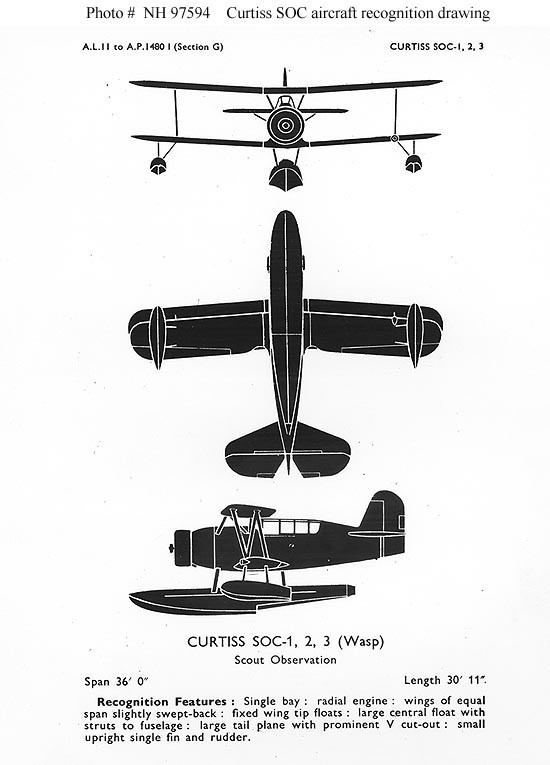 Photo #: NH 97594  Curtiss SOC &quot;Seagull&quot; floatplane