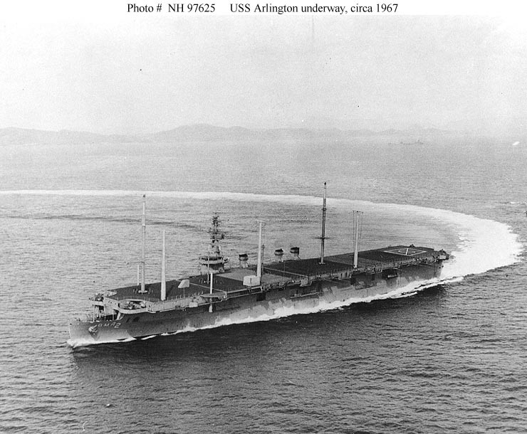 Photo #: NH 97625  USS Arlington (AGMR-2)