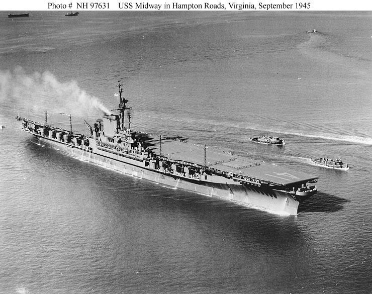 Photo #: NH 97631  USS Midway (CVB-41)