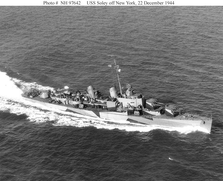 Photo #: NH 97642  USS Soley (DD-707)