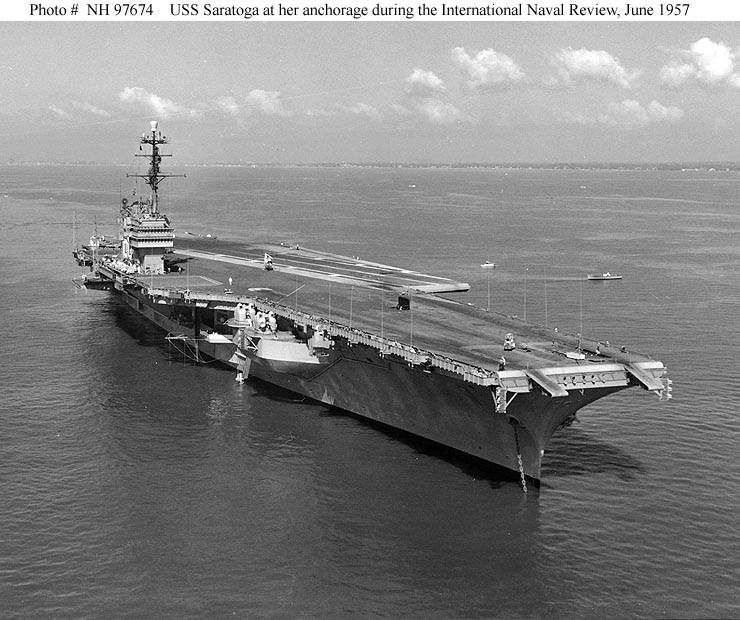 Photo #: NH 97674  USS Saratoga (CVA-60)