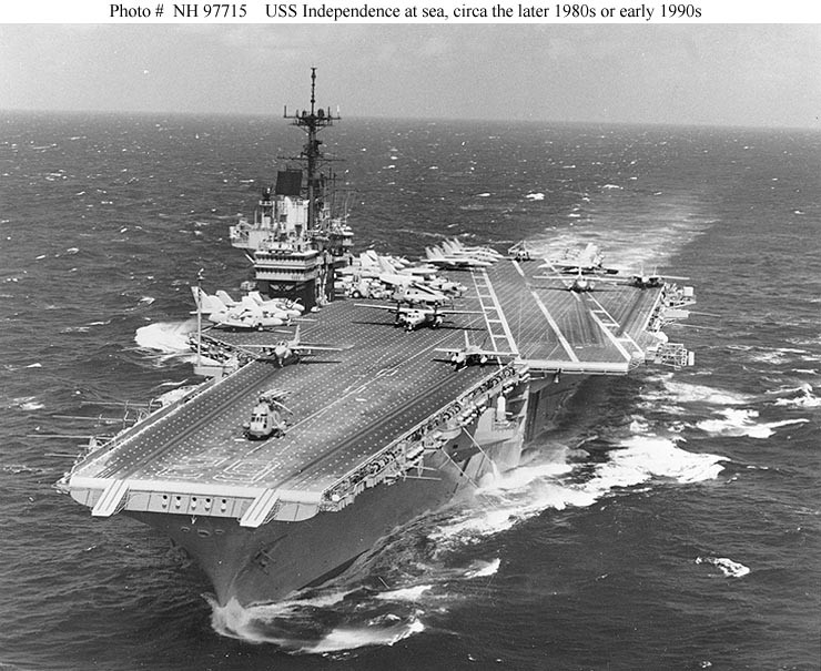 Photo #: NH 97715  USS Independence (CV-62)