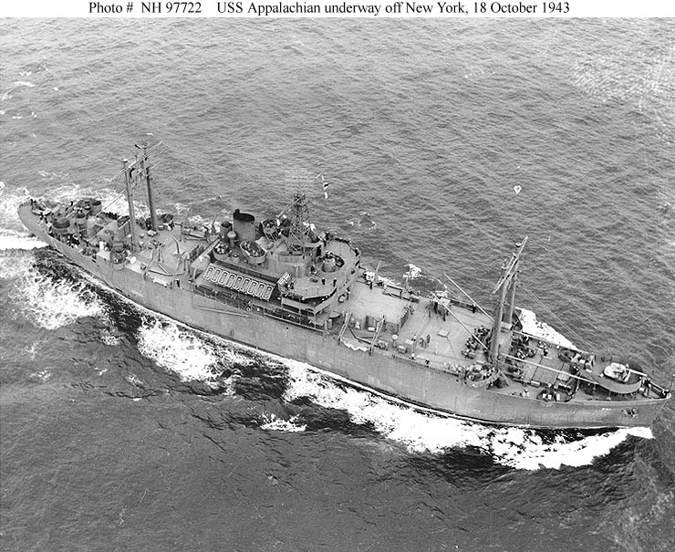Photo #: NH 97722  USS Appalachian (AGC-1)