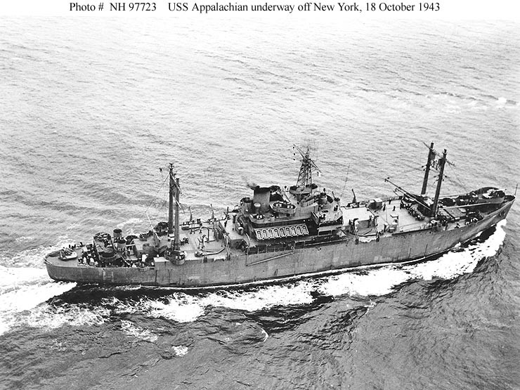 Photo #: NH 97723  USS Appalachian (AGC-1)