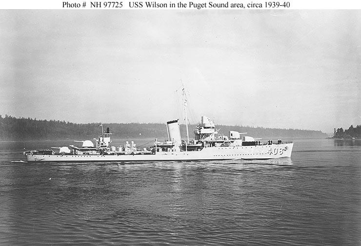Photo #: NH 97725  USS Wilson (DD-408)