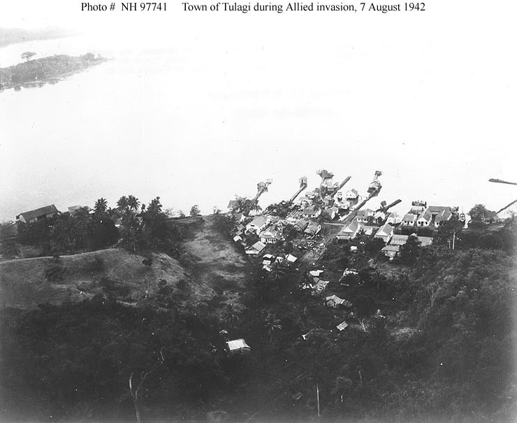 Photo #: NH 97741  Guadalcanal-Tulagi Operation, August 1942