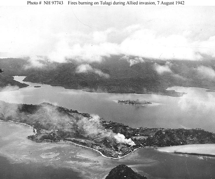 Photo #: NH 97743  Guadalcanal-Tulagi Operation, August 1942