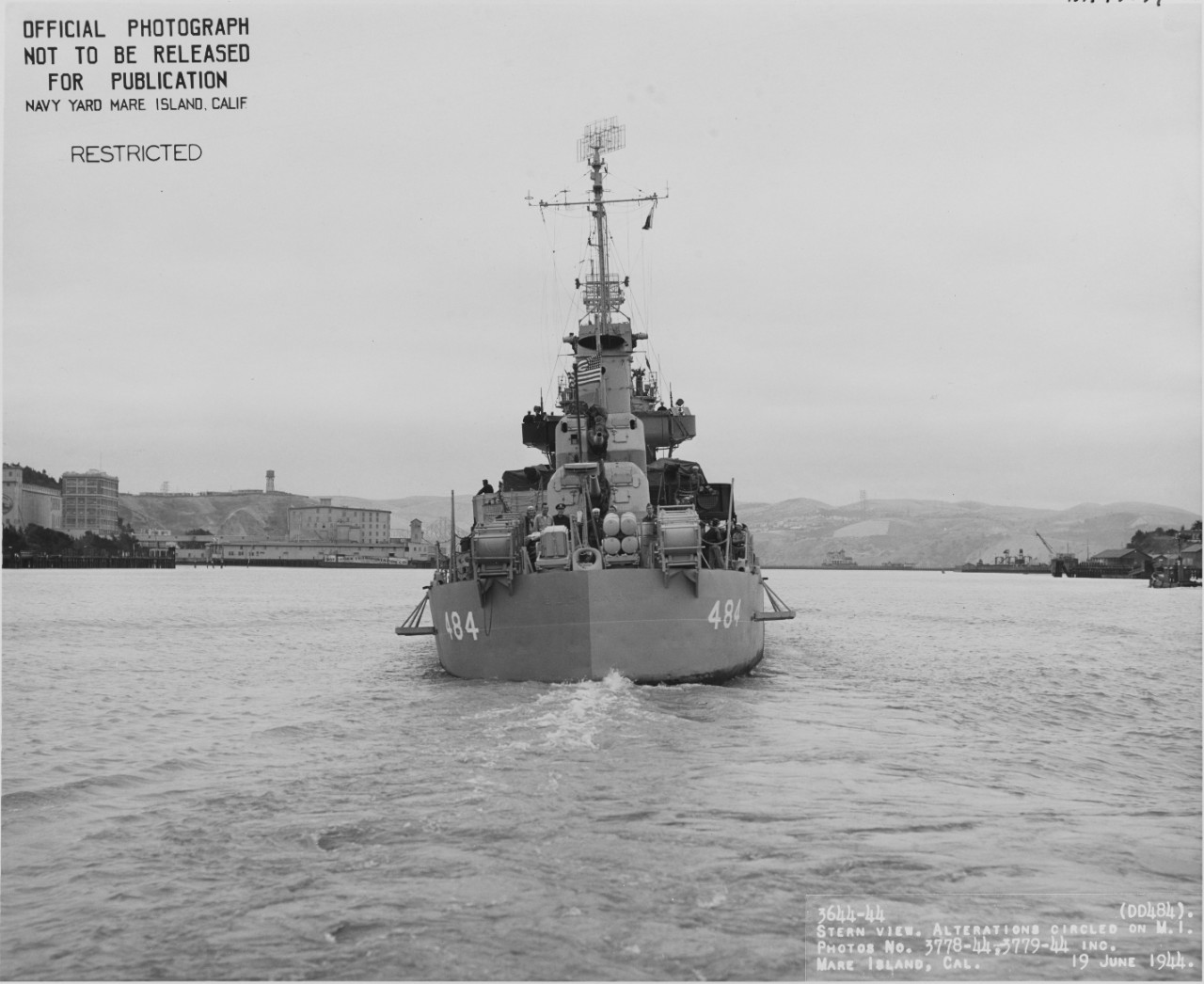 Photo #: NH 97774  USS Buchanan (DD-484)