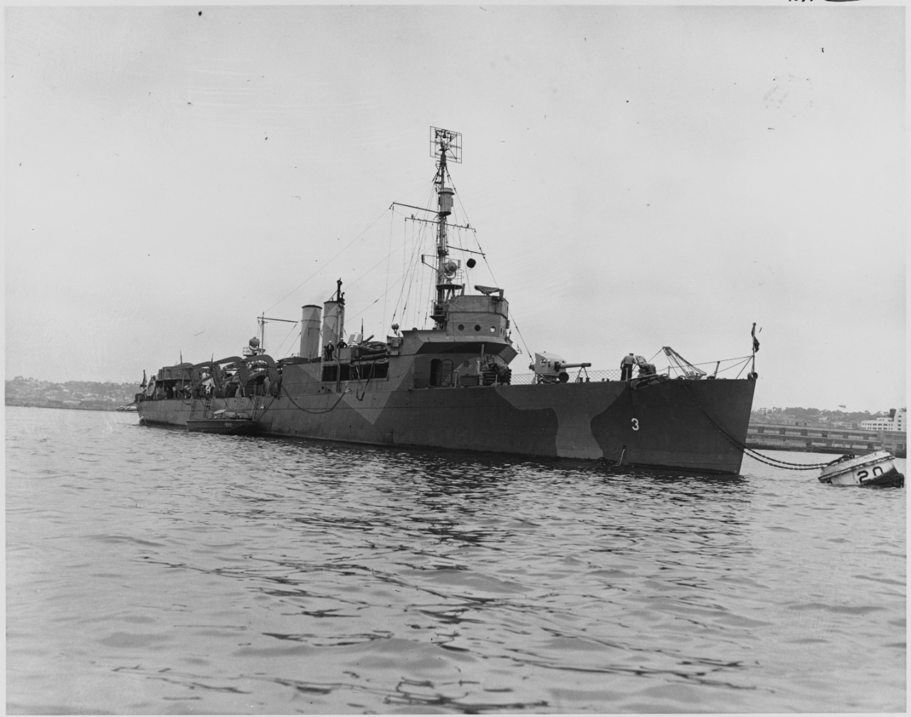 Photo #: NH 97781  USS Gregory (APD-3)