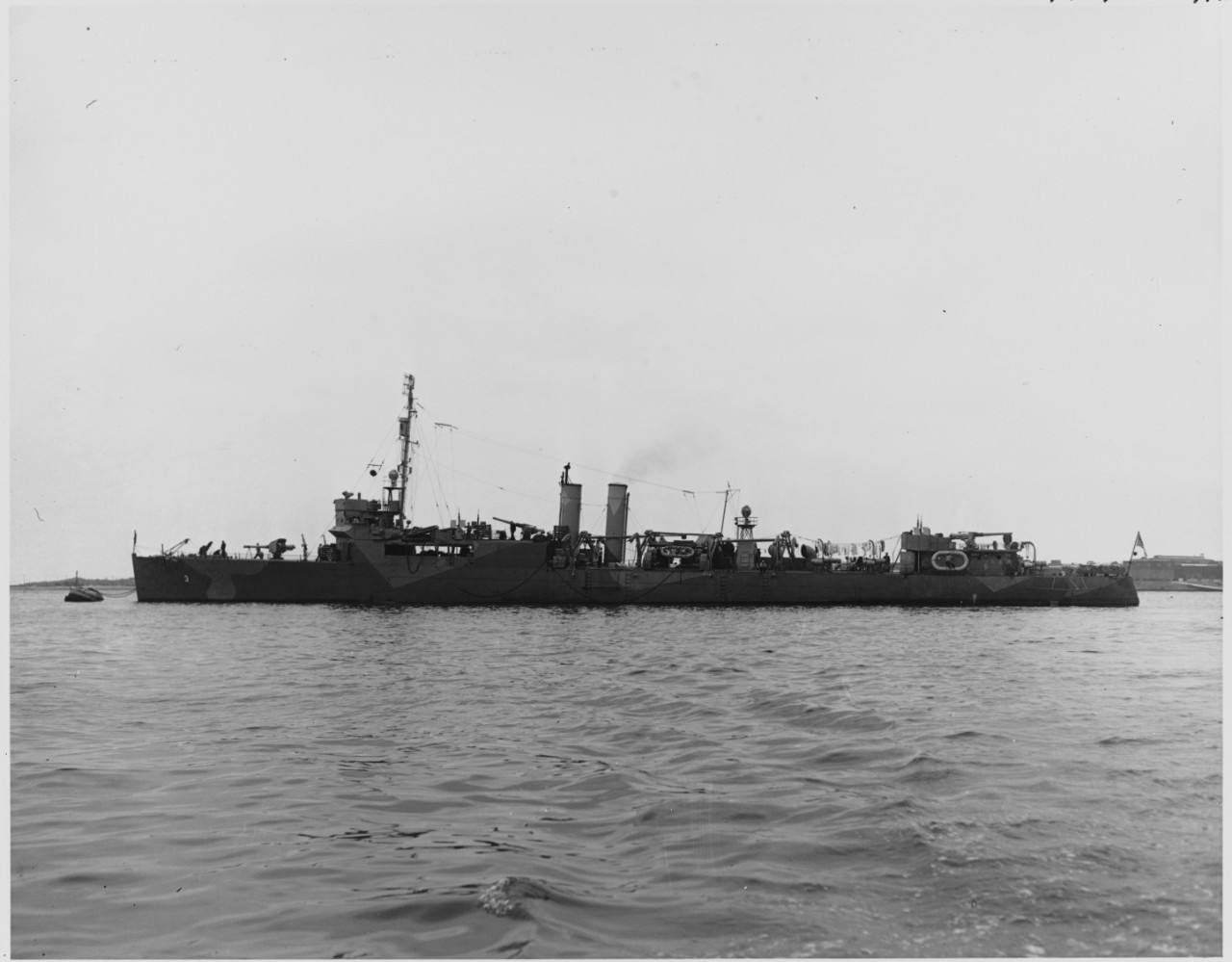Photo #: NH 97782  USS Gregory (APD-3)