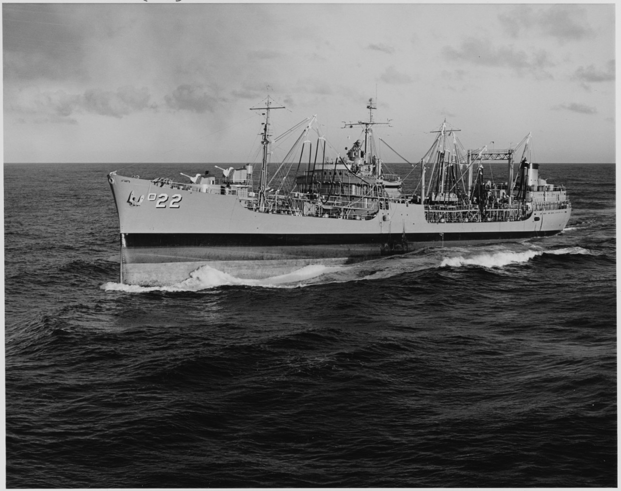 Photo #: NH 97824  USS Cimarron (AO-22)