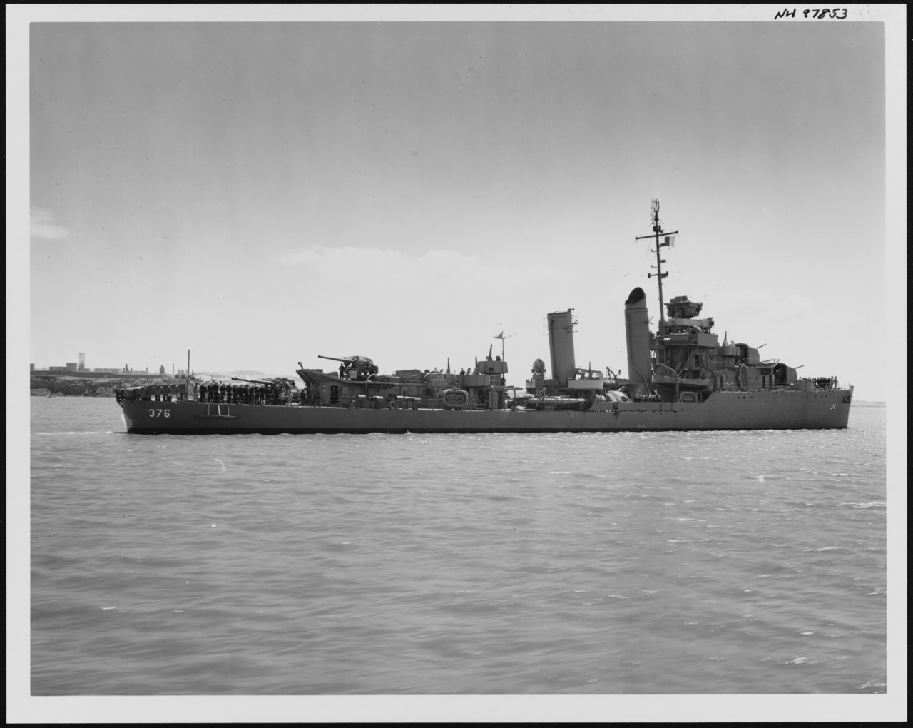 Photo #: NH 97853  USS Cushing (DD-376)