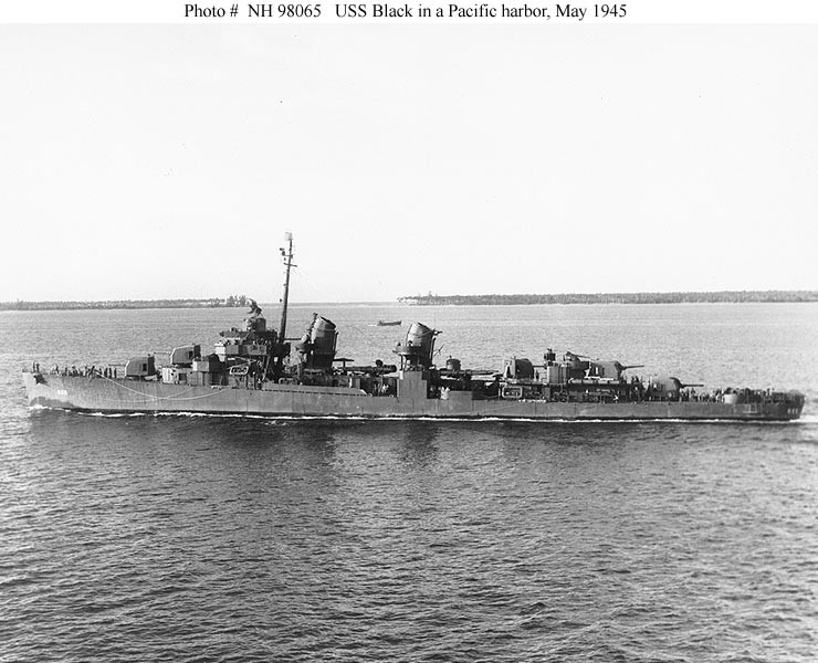 Photo #: NH 98065  USS Black (DD-666)