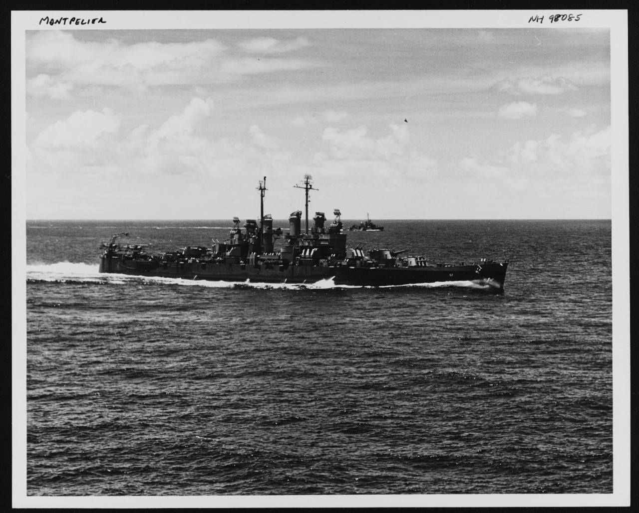 Photo #: NH 98085  USS Montpelier (CL-57)