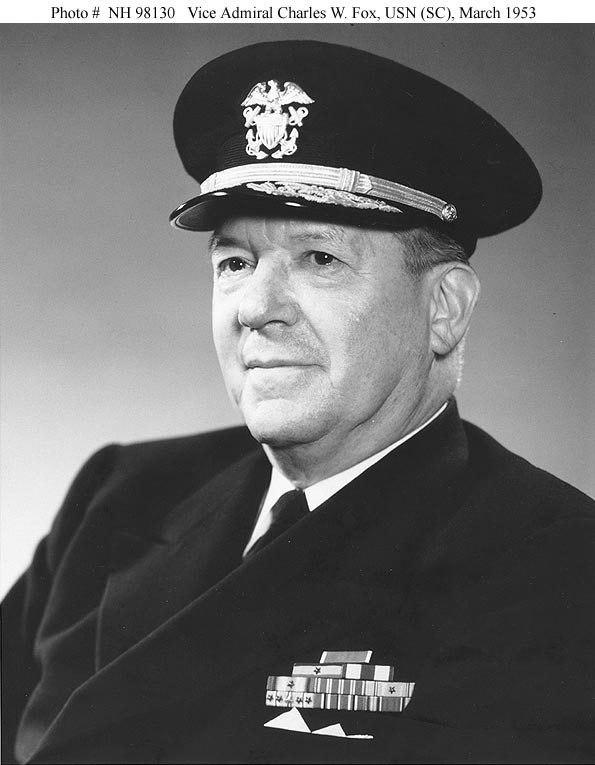 Photo #: NH 98130  Vice Admiral Charles W. Fox, USN (SC)