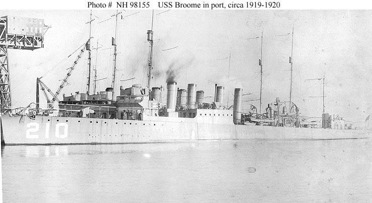 Photo #: NH 98155  USS Broome