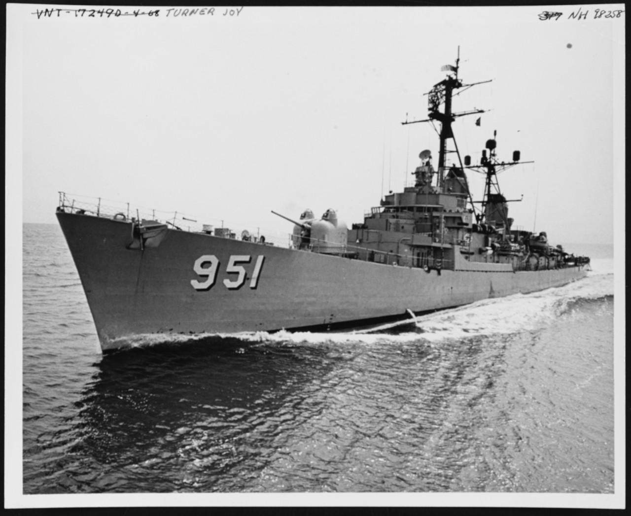 Photo #: NH 98258  USS Turner Joy (DD-951)