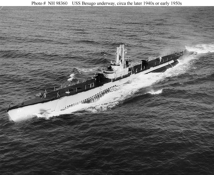 Photo #: NH 98360  USS Besugo (SS-321)