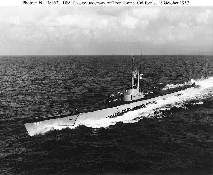 Photo #: NH 98362  USS Besugo (SS-321)