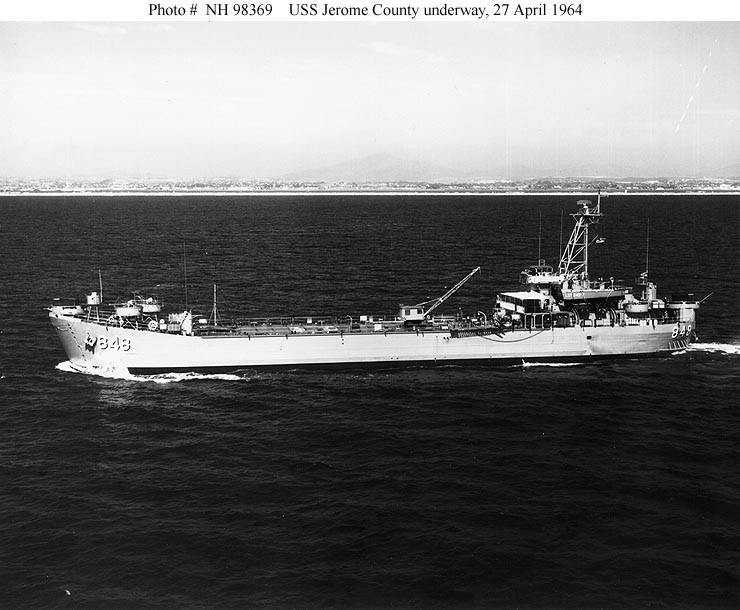 Photo #: NH 98369  USS Jerome County (LST-848)
