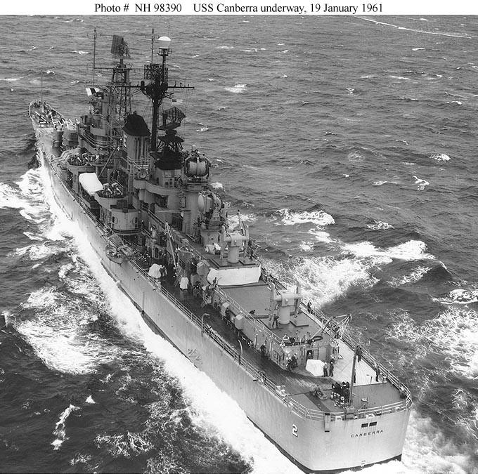 Photo #: NH 98390  USS Canberra (CAG-2)