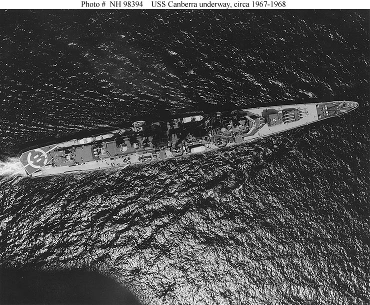 Photo #: NH 98394  USS Canberra (CAG-2)