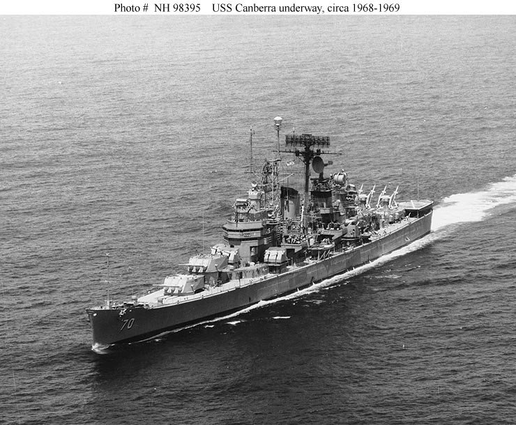 Photo #: NH 98395  USS Canberra (CA-70)