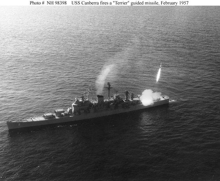Photo #: NH 98398  USS Canberra (CAG-2)