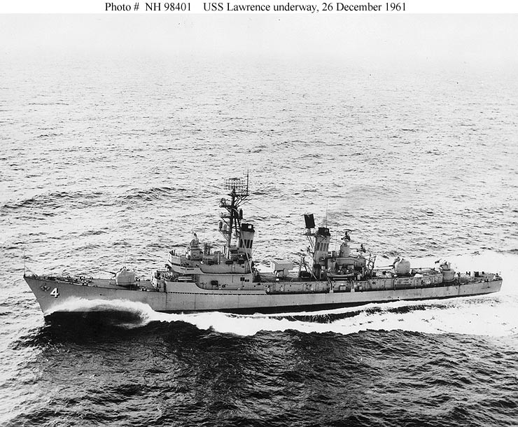 Photo #: NH 98401  USS Lawrence (DDG-4)