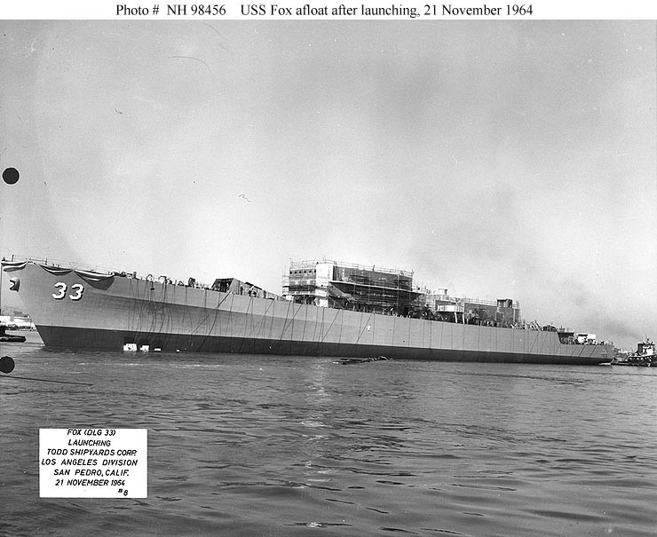Photo #: NH 98456  USS Fox (DLG-33)