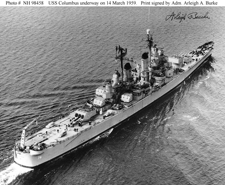 Photo #: NH 98458  USS Columbus (CA-74)