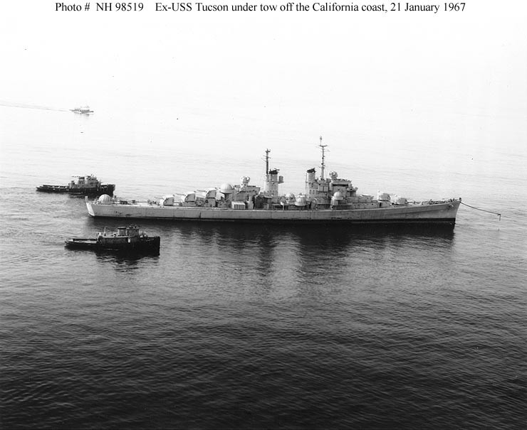 Photo #: NH 98519  ex-USS Tucson (CLAA-98)