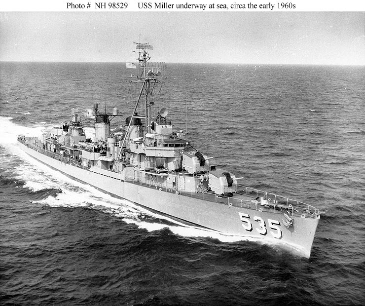 Photo #: NH 98529  USS Miller (DD-535)