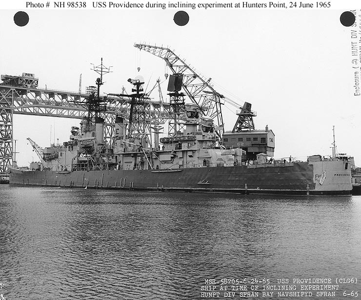 Photo #: NH 98538  USS Providence (CLG-6)