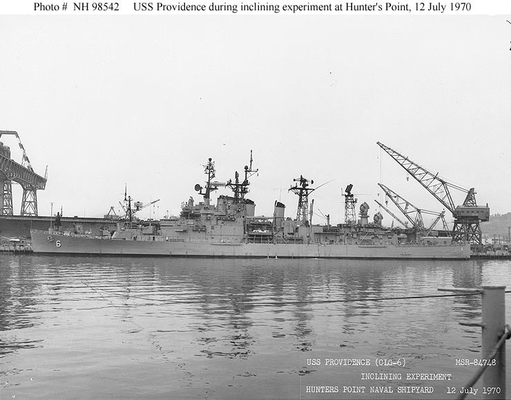 Photo #: NH 98542  USS Providence (CLG-6)