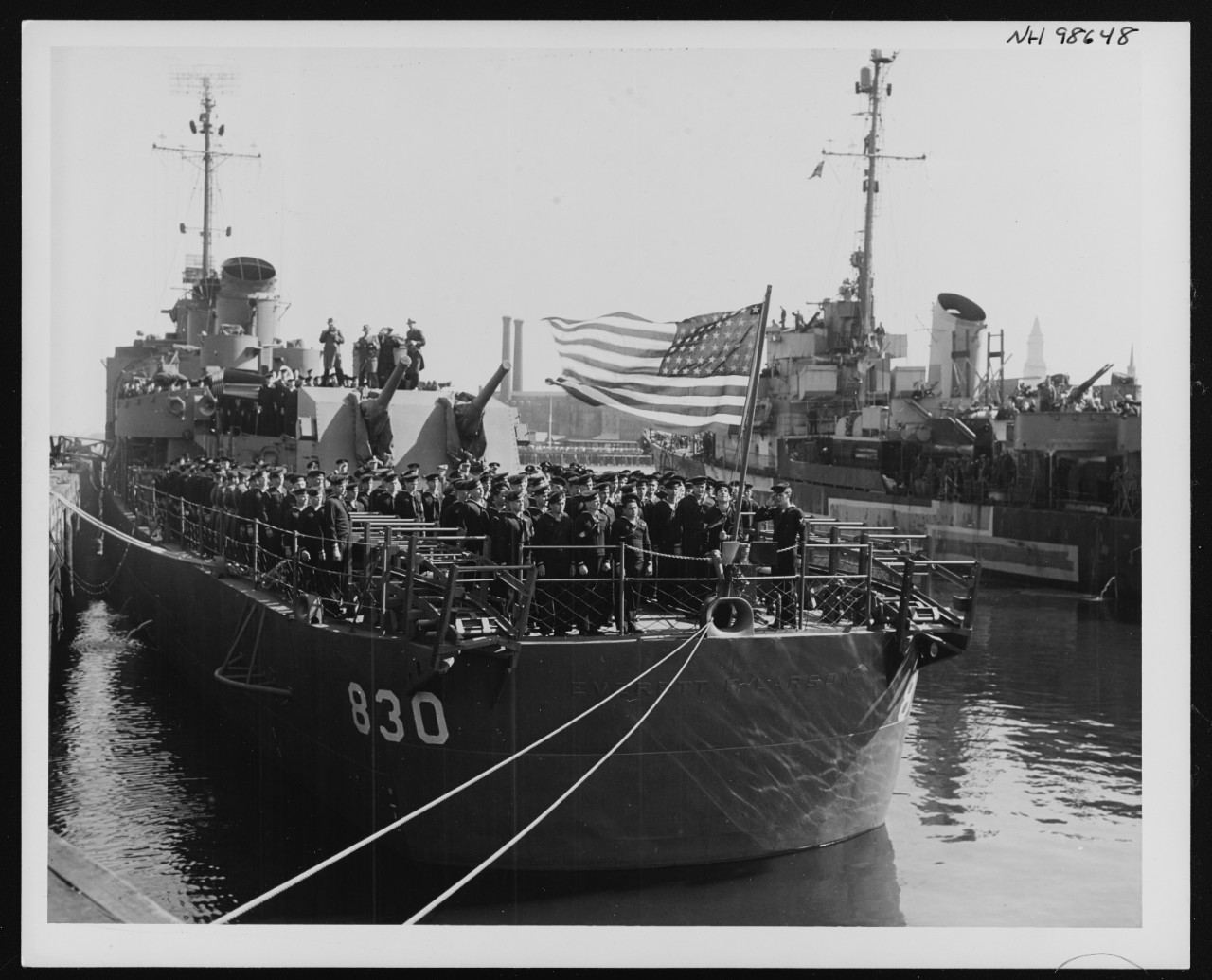 Photo #: NH 98648  USS Everett F. Larson (DD-830)