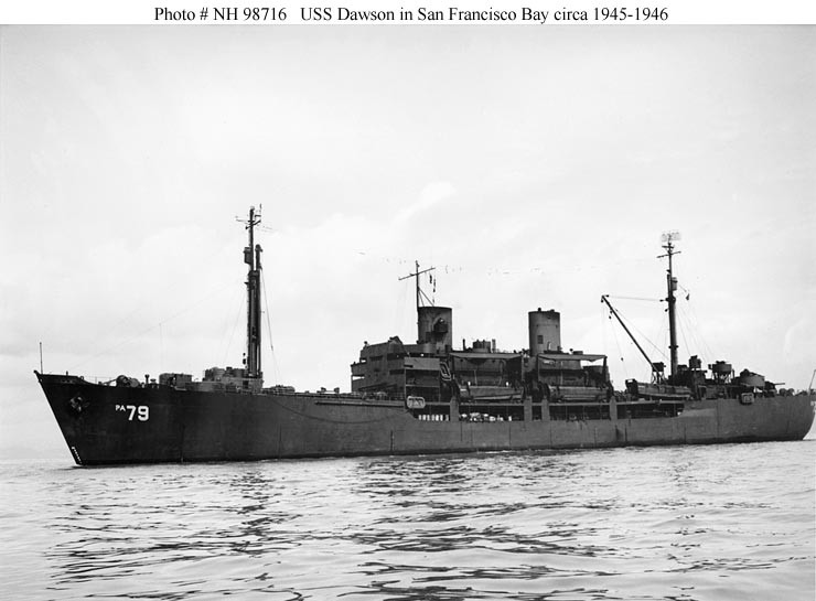 Photo #: NH 98716  USS Dawson