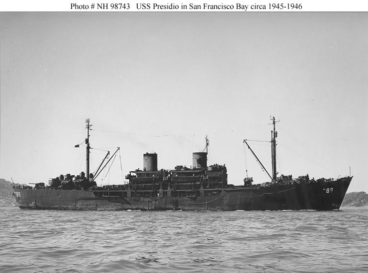 Photo #: NH 98743  USS Presidio