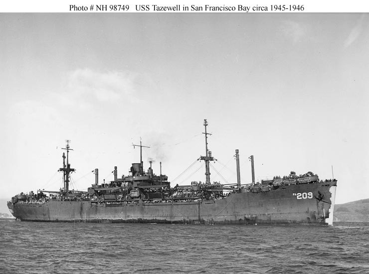 Photo #: NH 98749  USS Tazewell