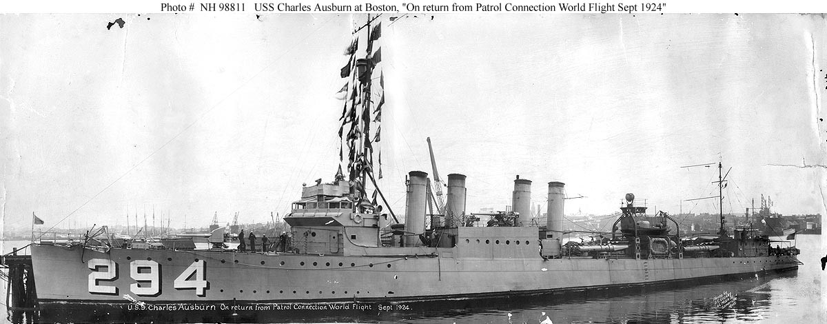 Photo #: NH 98811  USS Charles Ausburn (DD-294)