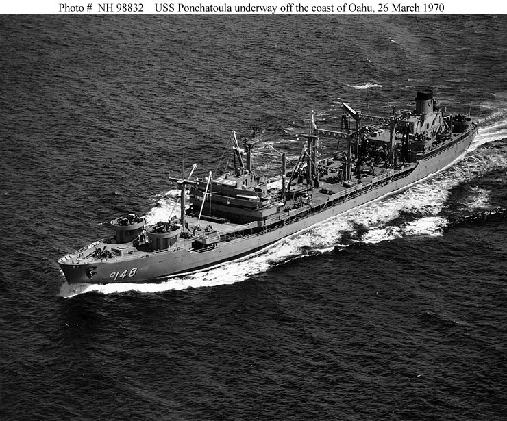 Photo #: NH 98832  USS Ponchatoula (AO-148)