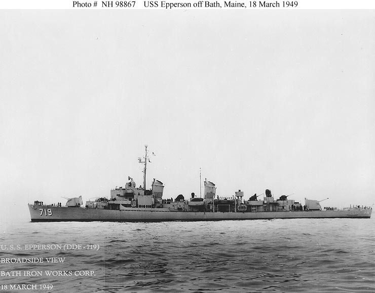 Photo #: NH 98867  USS Epperson (DDE-719)